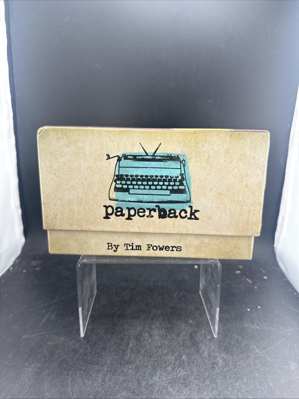 Paperback Board Game Tim Fowers Deck Building Word Game Complete Fowers Games